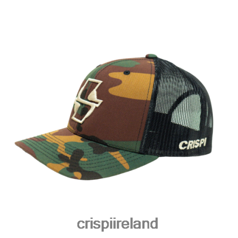 Apparel Crispi Yupoong Snapback Hat Dark Multicam White TT624H43